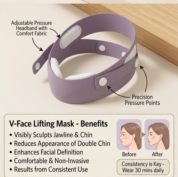 V-Face Lifting Mask, Reducing Double Chin