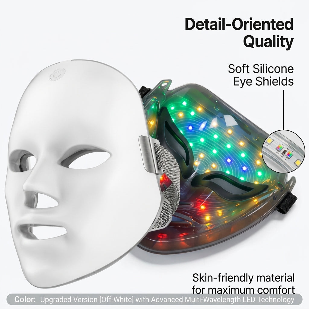 Seven Color Facial Beauty Device, USB Rechargeable