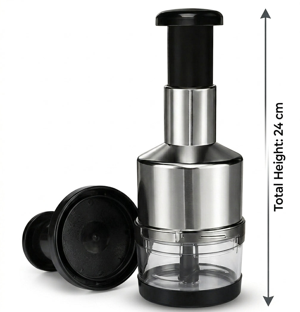 VELZI Stainless steel Hand Pressure Food Chopper