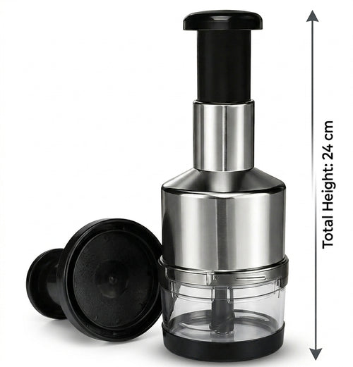 VELZI Stainless steel Hand Pressure Food Chopper
