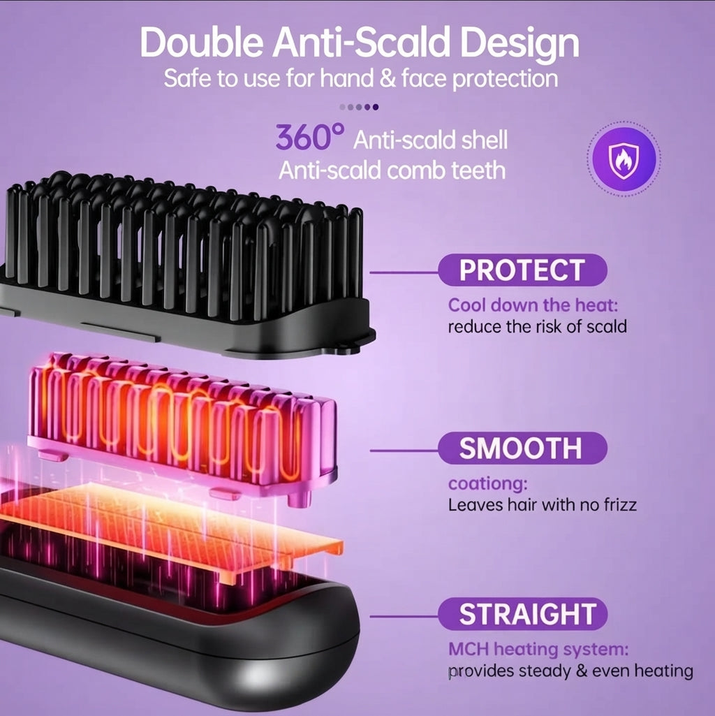 Portable & Cordless Hair straightener