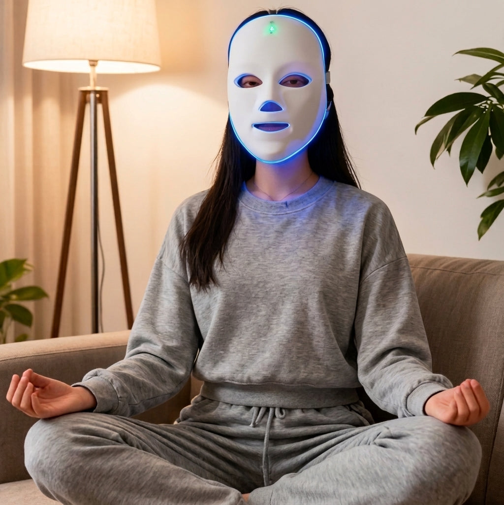 Seven Color Facial Beauty Device, USB Rechargeable